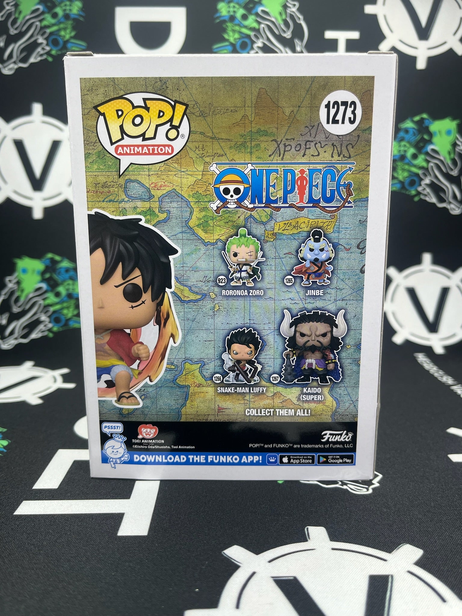 POP Red Hawk Luffy (AAA Anime) - Signed - Red