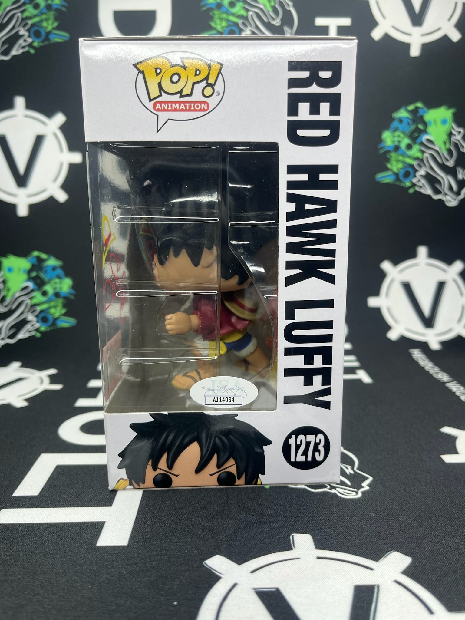 POP Red Hawk Luffy (AAA Anime) - Signed - Red