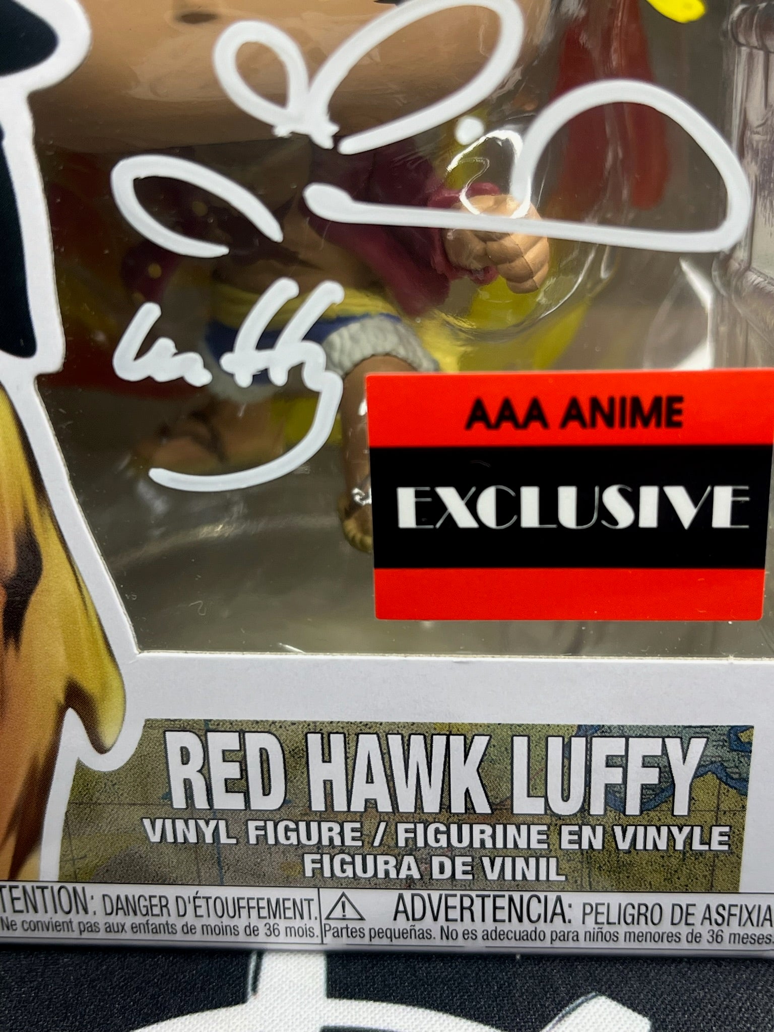 POP Red Hawk Luffy (AAA Anime) - Signed - White