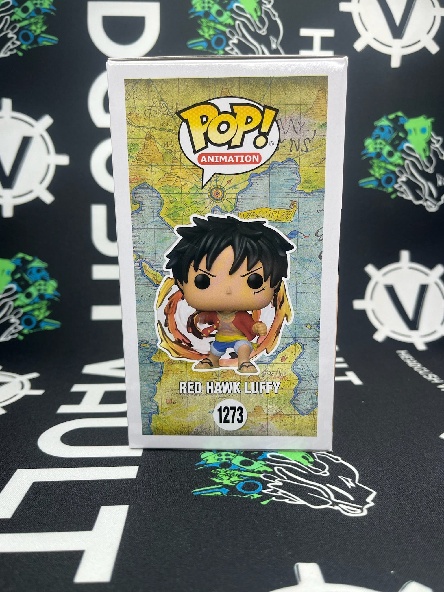 POP Red Hawk Luffy (AAA Anime) - Signed - Orange